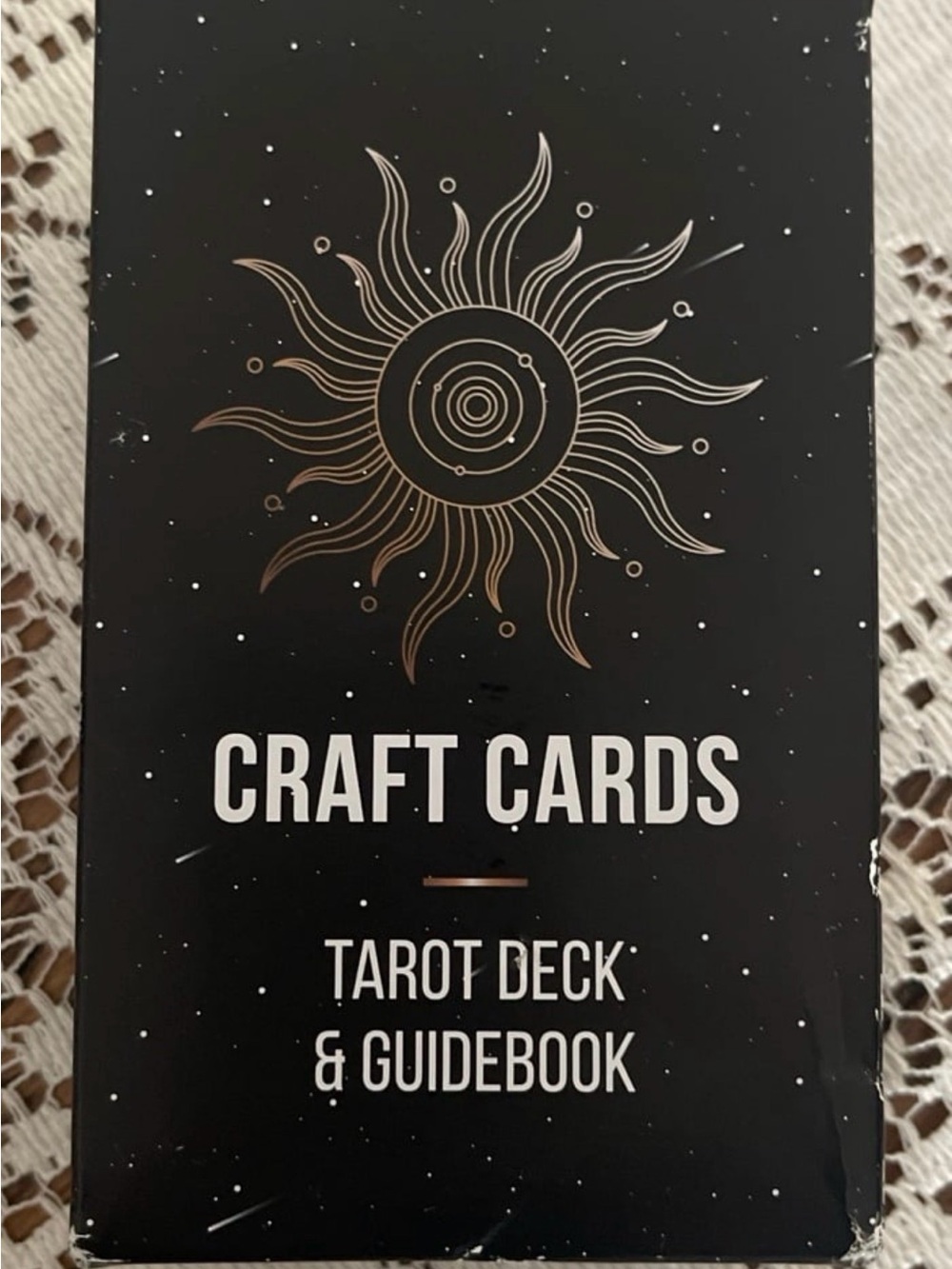 Craft Cards Black and Gold Tarot Deck & Guidebook